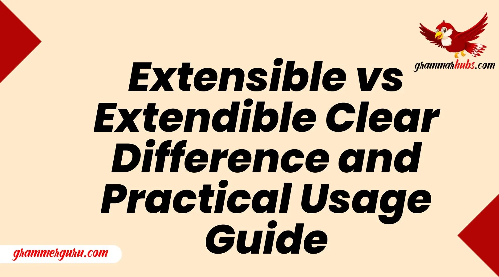 Extensible vs. Extendible – Clear Difference and Practical Usage Guide