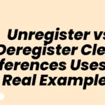 Unregister vs Deregister Clear Differences Uses and Real Examples