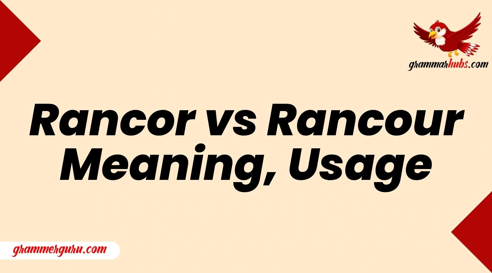 Rancor vs Rancour – Meaning, Usage
